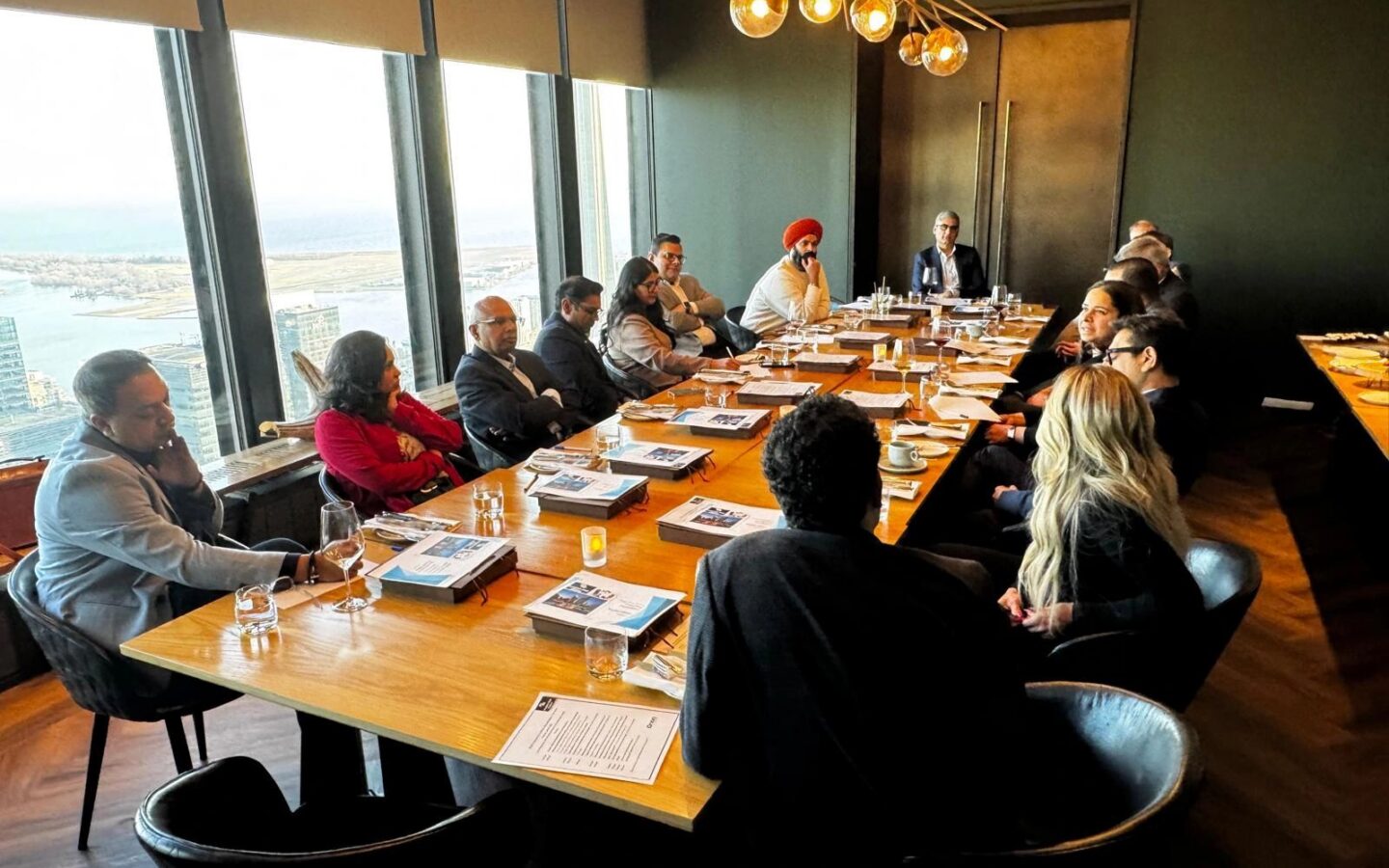 Enterprise leaders participating in a D2A2 executive roundtable in Toronto